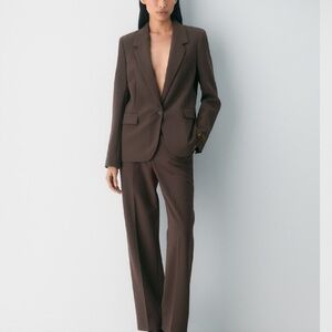 Aritzia Brown Agency Pant